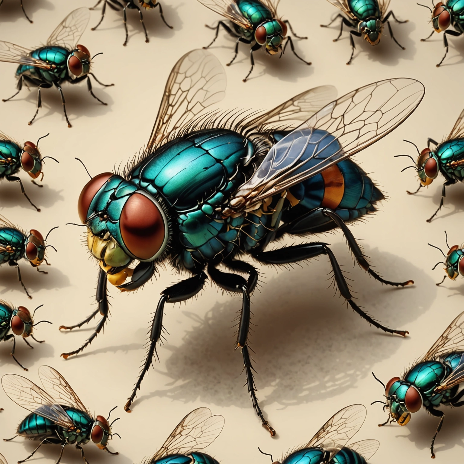 Мухи: удивительный мир полёта и уникального зрения