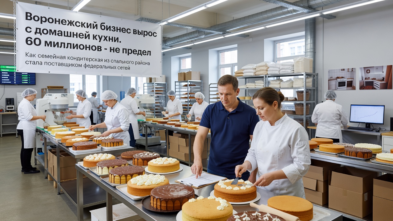 Воронежский бизнес вырос с домашней кухни. 60 миллионов - не предел