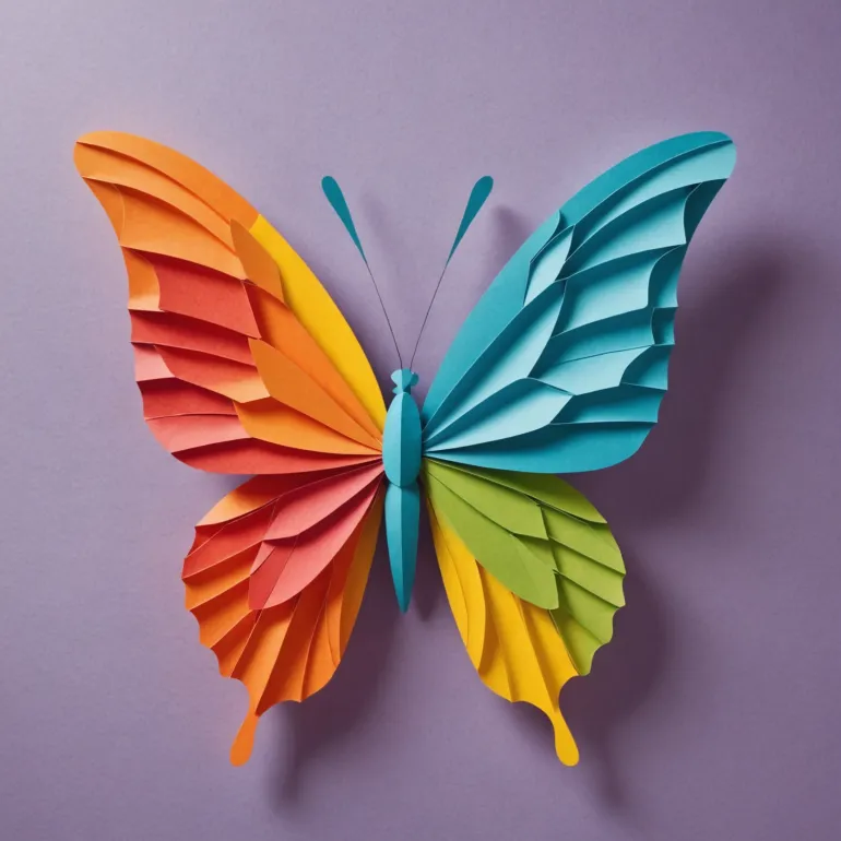 Как сделать бабочку из бумаги объёмную: вдохновляющий мастер-класс для декора